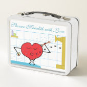 シャワー愛の流れ:妻の メタルランチボックス (裏面)