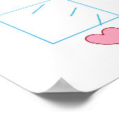 シャワー愛 ポスター (角)