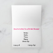 シャワー招待状テンプレート 招待状 (内部)