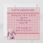 シャワー招待 招待状 (裏面)