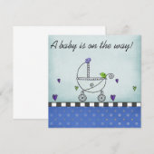 シャワー招待 招待状 (正面/裏面)