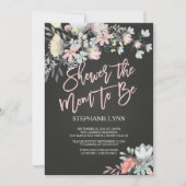 シャワー母になるフローラ赤ちゃんシャワー招待状 招待状 (正面)