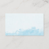 シャワー洗面テクスチャベビーブルーを表示 エンクロージャーカード (裏面)