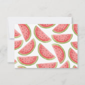 シャワー用ベビー入れカード用スイカ本 サンキューカード (裏面)