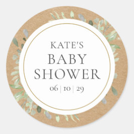 シャワー素朴男女兼用ウォーター色の緑 ラウンドシール