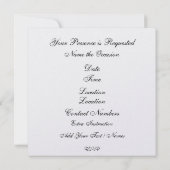 シャワー/かわいい猫と犬の招待状 招待状 (裏面)