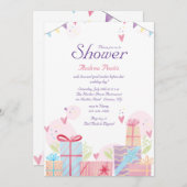 シャワー・オブ・ラブブライダルシャワー 招待状 (正面/裏面)