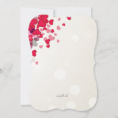 シャワー・オブ・ラブ招待状 招待状 (裏面)