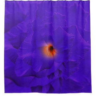 シャワー・カーテンの剣の花の紫色は増加します シャワーカーテン