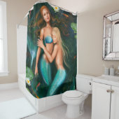 シャワー・カーテンの美しいファンタジーの王女の人魚 シャワーカーテン (インサイチュ)