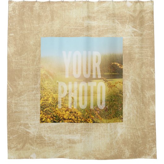 シャワー・カーテンの適当なテンプレートのアンティークBG シャワーカーテン (正面)