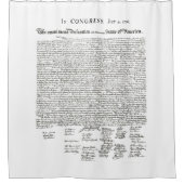 シャワー・カーテン米国の独立宣言 シャワーカーテン (正面)