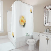 シャワー・カーテン-美しい黄色バラ シャワーカーテン (インサイチュ)