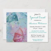 シャワー タイム パーティー イベント 招待状 (正面)