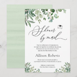 シャワー・バイ・メール スクリプト グリー ネリイ ユーカリの葉 招待状