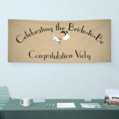 シャワー/パーティーがあるために花嫁を祝います 横断幕 (トレードショー)