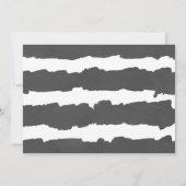 シャワー(メール別)黒モダン金ゴールド男女兼用 招待状 (裏面)