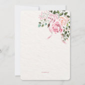 シャワー(メール) Bridal Shower招待状 招待状 (裏面)