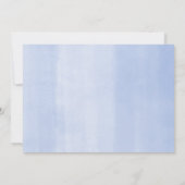 シャワー(青い白いフローラボーイベビーシャワー) 招待状 (裏面)