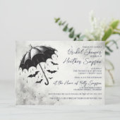 シャワー Umbrella ブライダルシャワー 招待状 (スタンド正面)