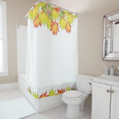 シャワ日本のーカーテンに楓 シャワーカーテン (インサイチュ)