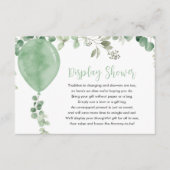 シャワ男女兼用ーバルーンeucalyptus エンクロージャーカード (正面)
