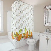 シャワ芸術品を気取ったーカーテンの秋 シャワーカーテン (インサイチュ)
