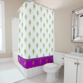 シャワ葉ーカーテンのワイルドな シャワーカーテン (インサイチュ)