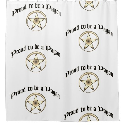 シャワ誇りを持ったーのカーテン異教のになる シャワーカーテン (正面)