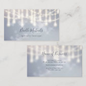 シャンエレガントデリアスパークルトゥインクルライト《写真》ぼけ味 名刺 (正面/裏面)