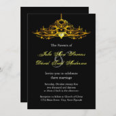 シャンエレガントデリア結婚ズ 招待状 (正面/裏面)