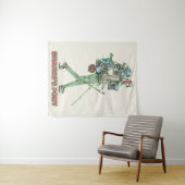 シャンクスのポニーおもしろいハイカー歩く タペストリー (インサイチュ(横))