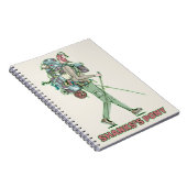 シャンクスのポニーおもしろいハイカー歩く ノートブック (右側)