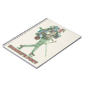 シャンクスのポニーおもしろいハイカー歩く ノートブック (左側)