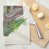 シャンクスのポニーの古いハイキングブーツ キッチンタオル (四つ折り)