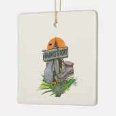 シャンクスのポニーの古いハイキングブーツ セラミックオーナメント (左)