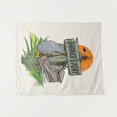 シャンクスのポニーの古いハイキングブーツ タペストリー (正面(横))