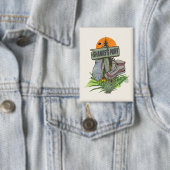 シャンクスのポニーの古いハイキングブーツ 缶バッジ (インサイチュ)