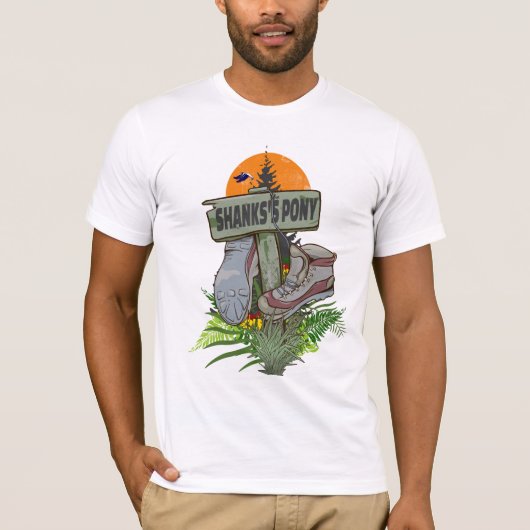 シャンクスのポニーの古いハイキングブーツ Tシャツ (正面)