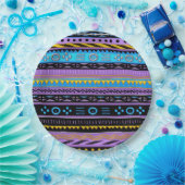 シャングオモダンアフリカプリント紙プレート ペーパープレート (パーティー)