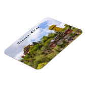 シャングリラの巨大なチベット祈りの言葉ホイール-雲南 マグネット (左側)