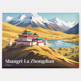 シャングリラ・中甸 中国 マグネット