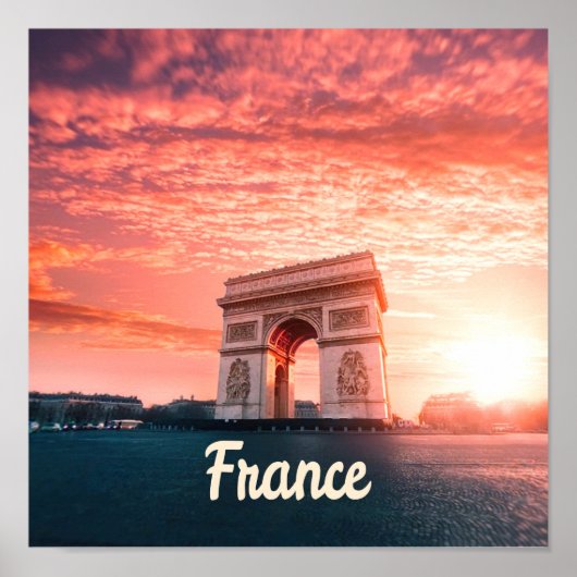 シャンゼリセフランスパリ ポスター (正面)