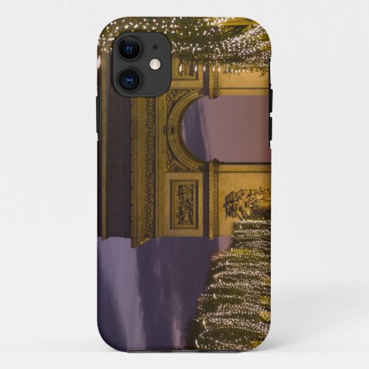 シャンゼリゼのクリスマスイルミネーション Case-Mate iPhoneケース (裏面)