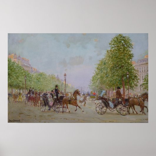 シャンゼリゼのプロムナード ポスター (正面)