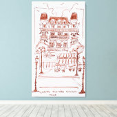 シャンゼリゼ |フランス,パリ キャンバスプリント (インサイチュ (ウッドフロア))