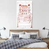 シャンゼリゼ |フランス,パリ キャンバスプリント (インサイチュ (寝室))