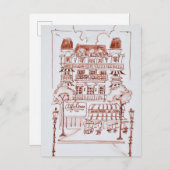 シャンゼリゼ |フランス，パリ ポストカード (正面/裏面)