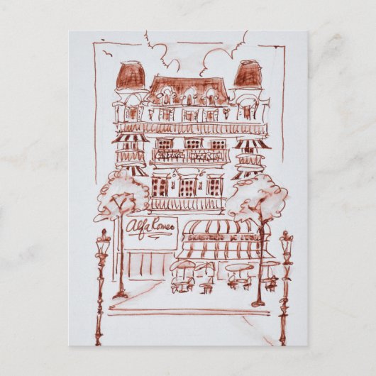 シャンゼリゼ |フランス，パリ ポストカード (正面)