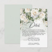 シャンティィ ラッセ 結婚式 詳細カード エンクロージャーカード (正面/裏面)